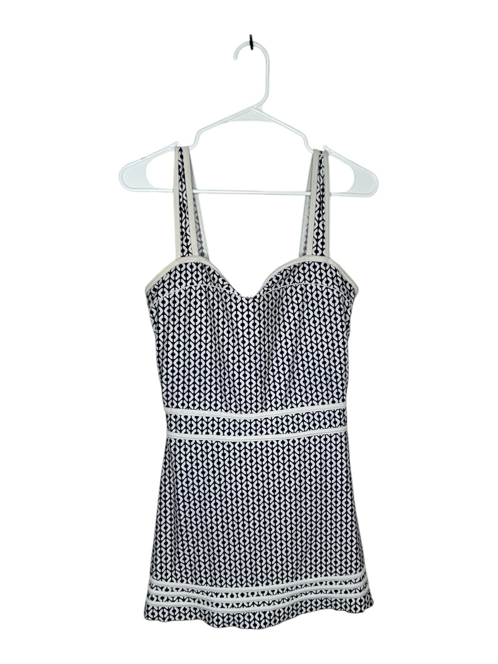 Shore shapes size 14 Blue & White Geometric One-Piece Swim Dress